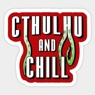 Cthulhu and Chill Sticker